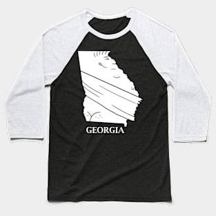 A funny map of Georgia Baseball T-Shirt